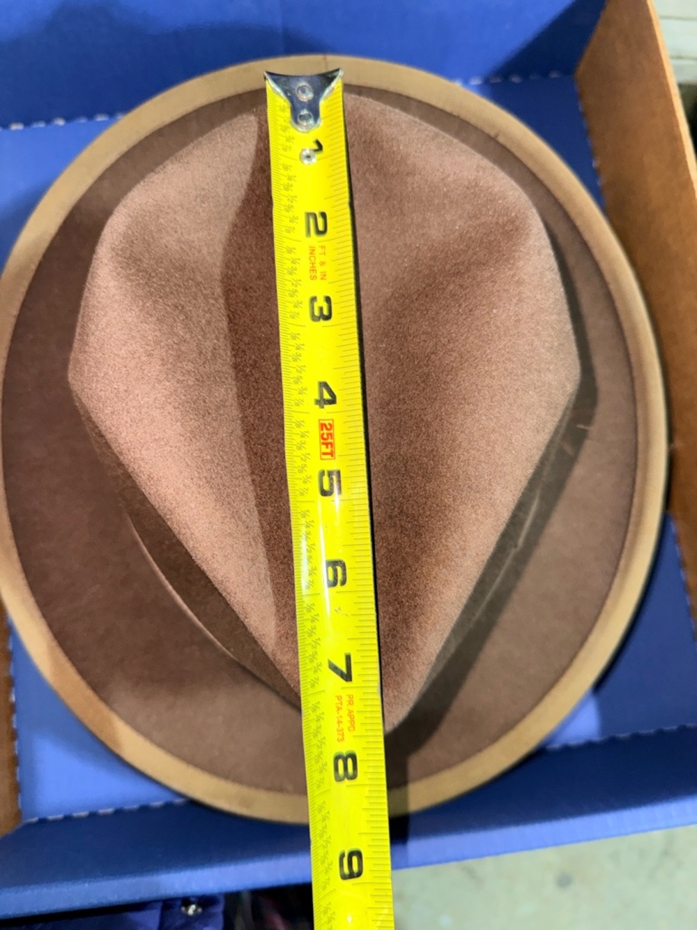 Royal Stetson Whippet Brown Felt Hat - Picture 17 of 17